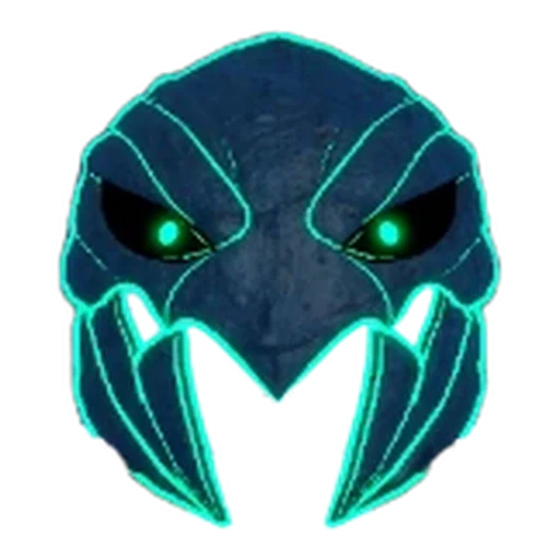 Dark Skeletal Shark Mask artwork